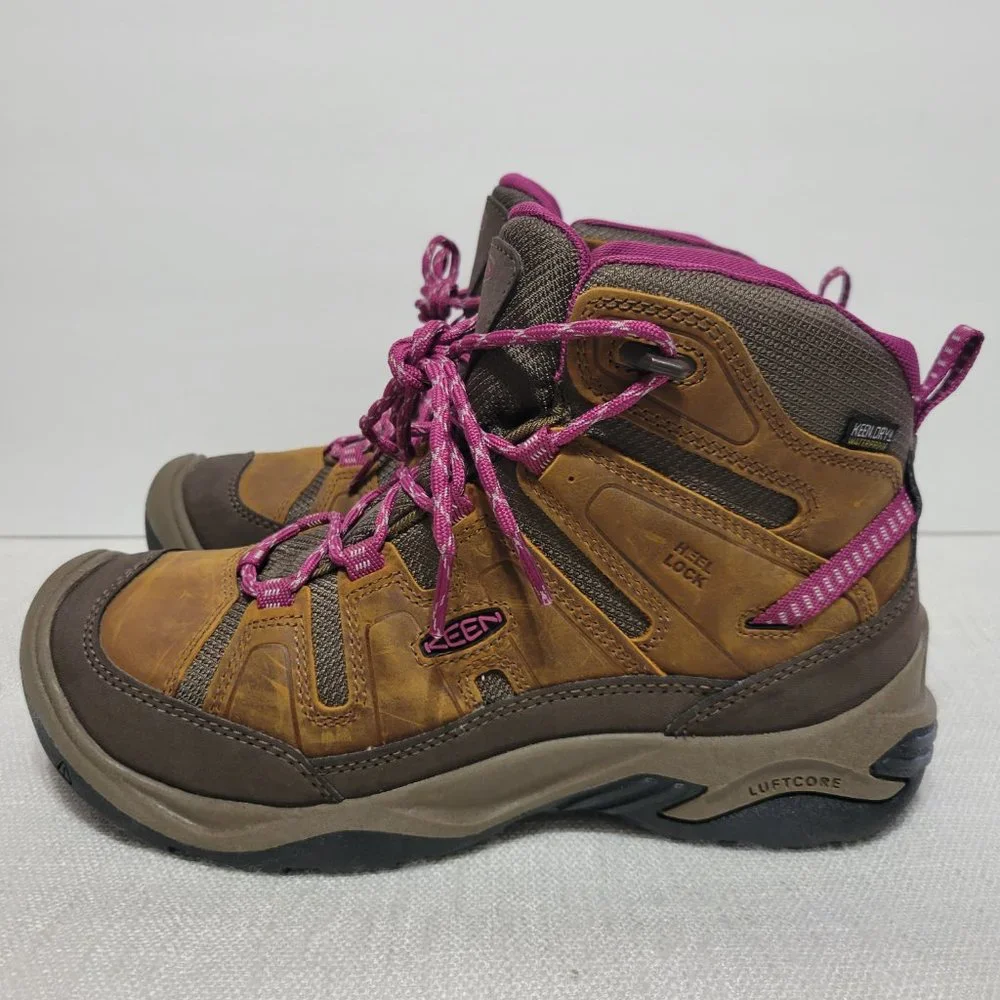 KEEN Circadia Vent Hiking Boot Shoe Waterproof  Syrup Bosenberry  Women's - Picture 13 of 16